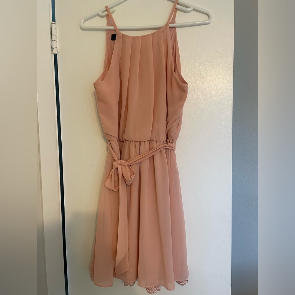 Bridesmaid dress blush color